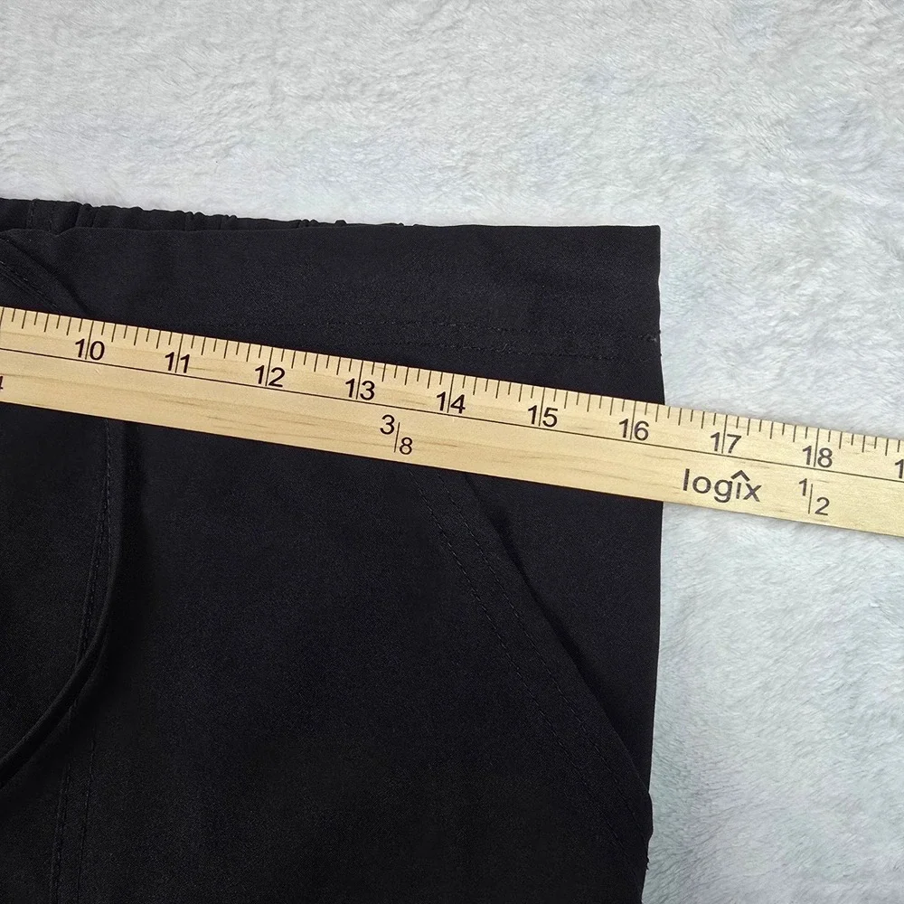 Scrubstar Premium Scrubwear Black Cargo Scrub Pants Women Small WM03B117